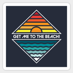 Get Me To The Beach Magnet